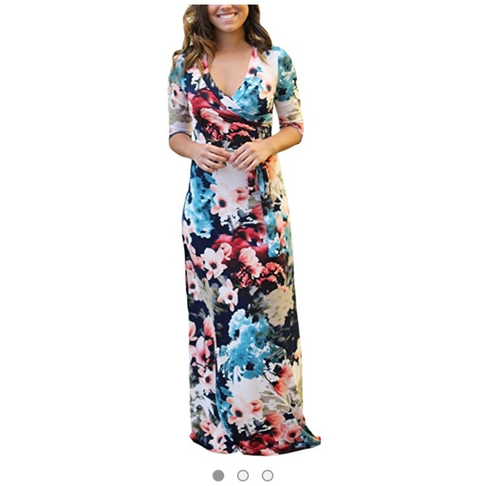 Floral maxi dress